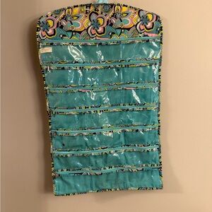Macbeth Collection by Margaret Josephs Blue and Pink Jewelry Organizer